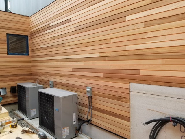 Wooden siding in Waterloo